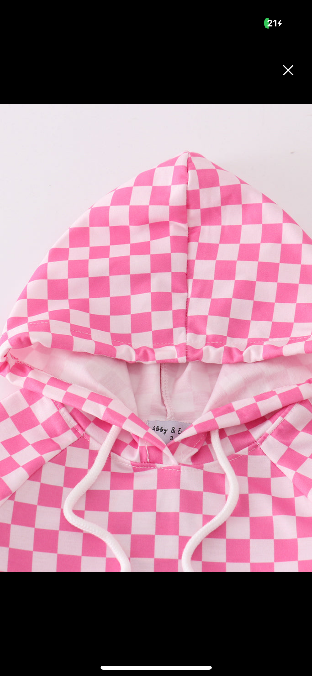 Pink checkered set