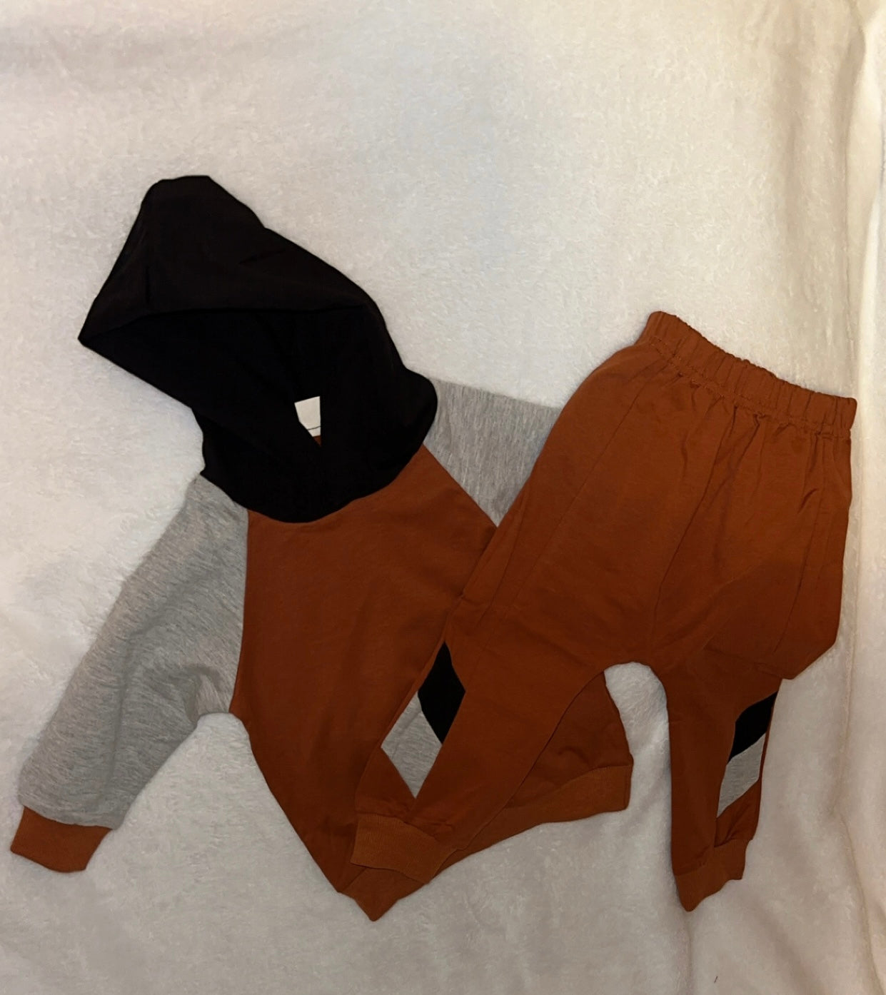 Color Block Sweat Suit