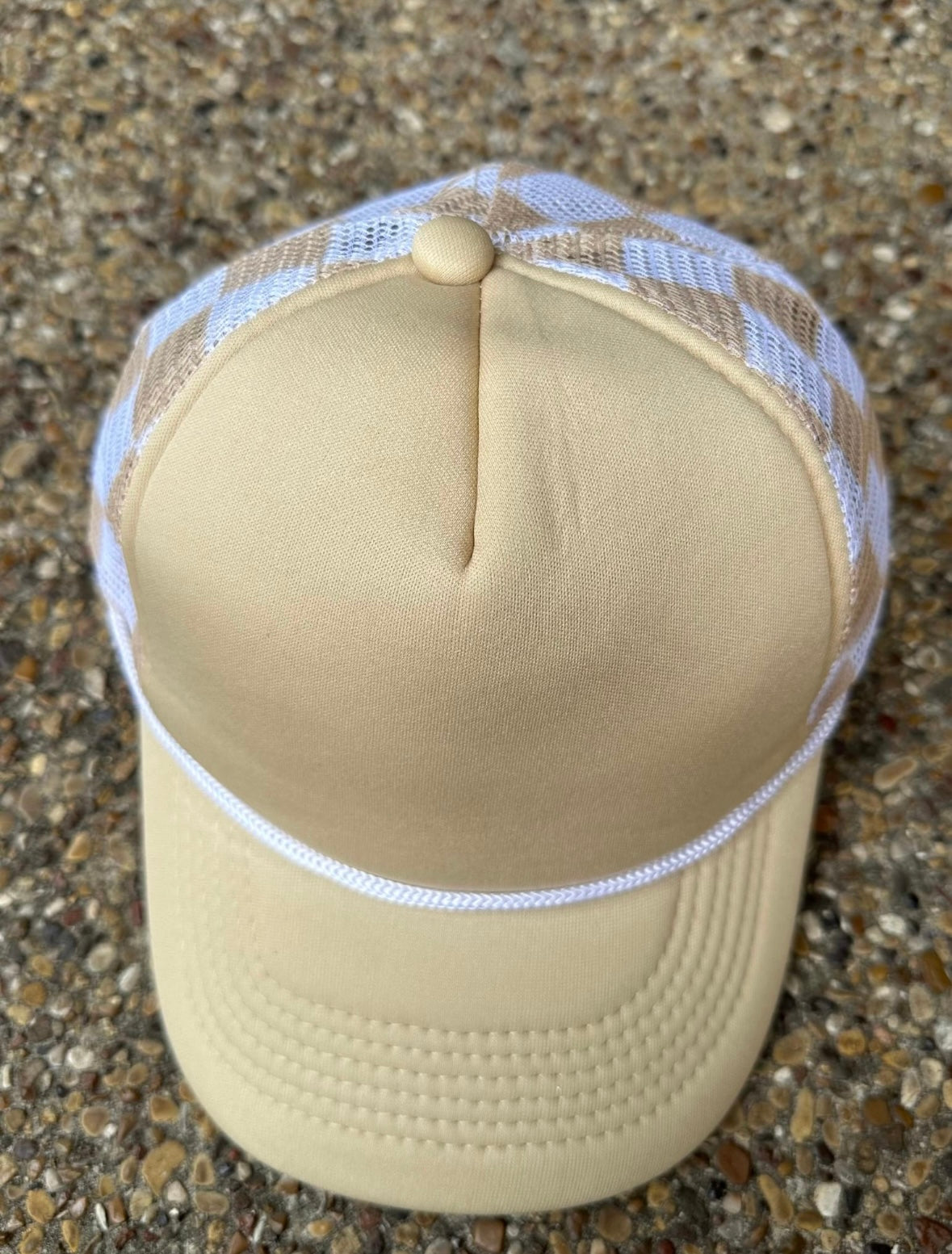 Checkered Trucker Hat *2 COLORS*