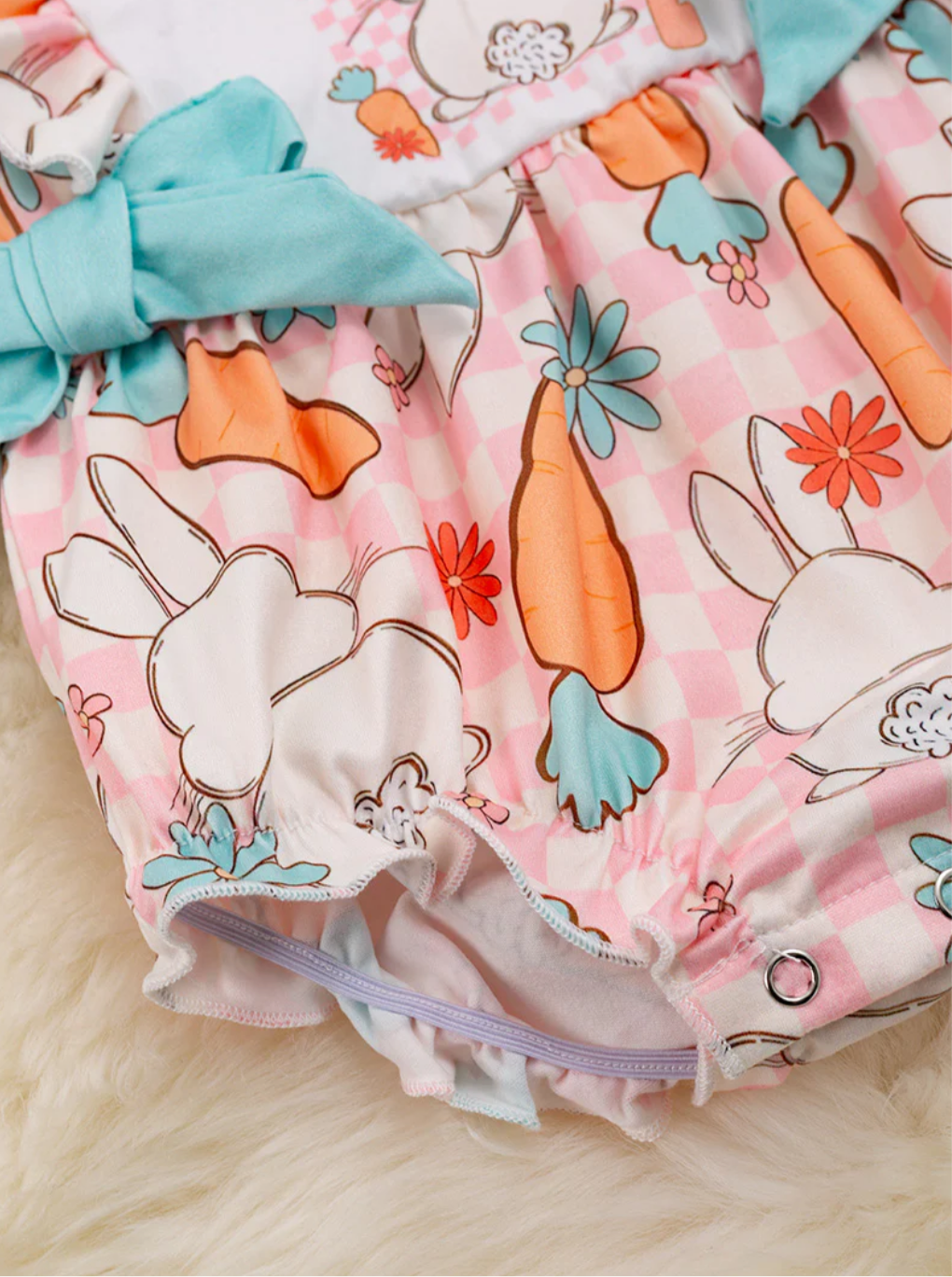 Bunny Babe Ruffle Bubble Romper