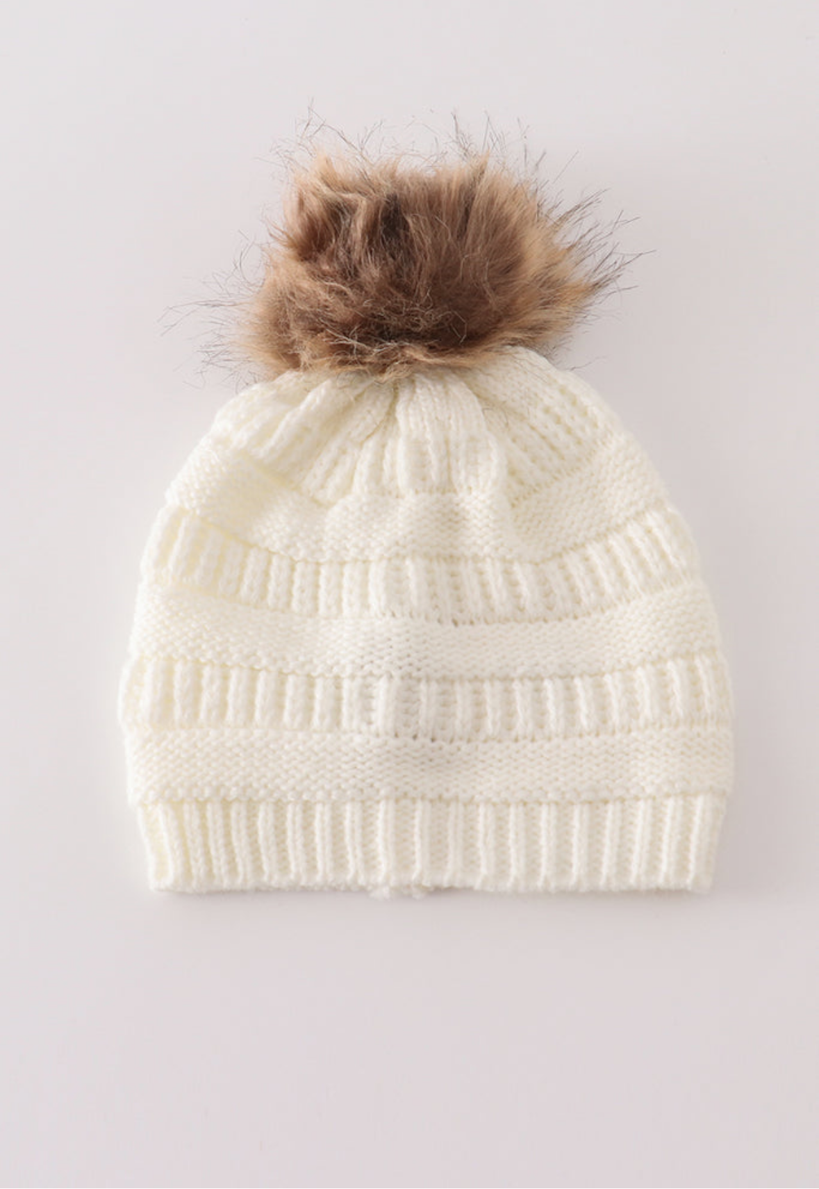 Kids Pom Pom Beanie