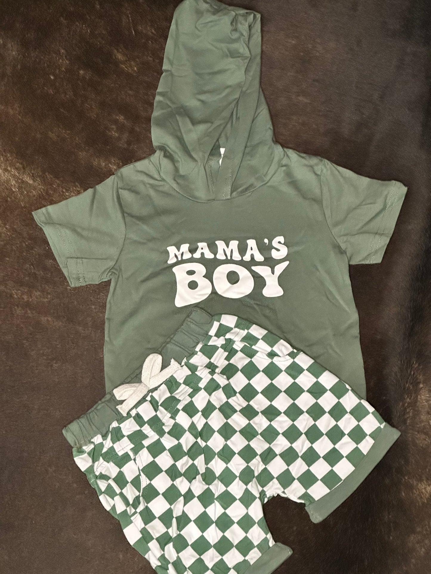 Mama's Boy Checkered Set