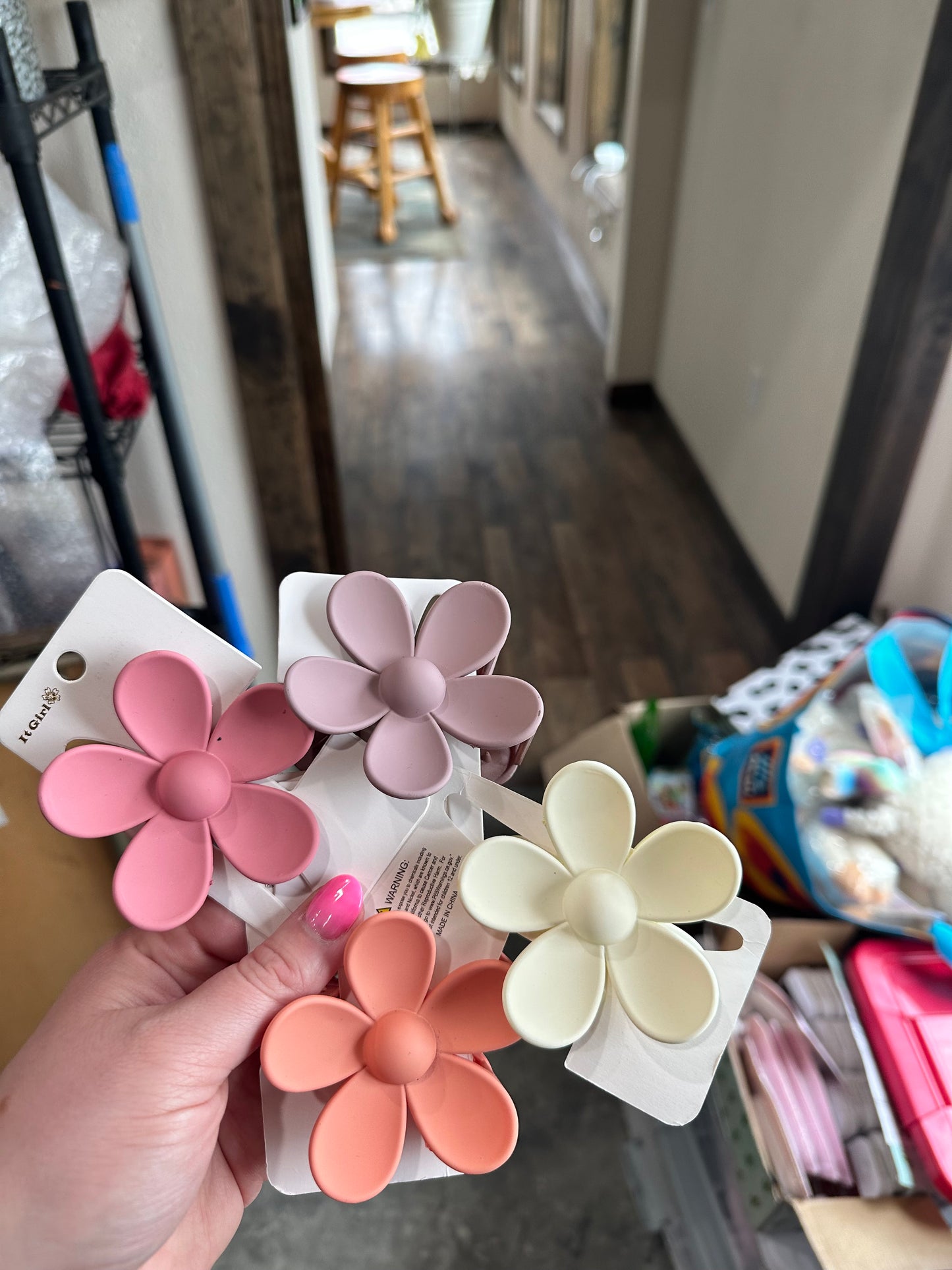 Flower Hair Clips