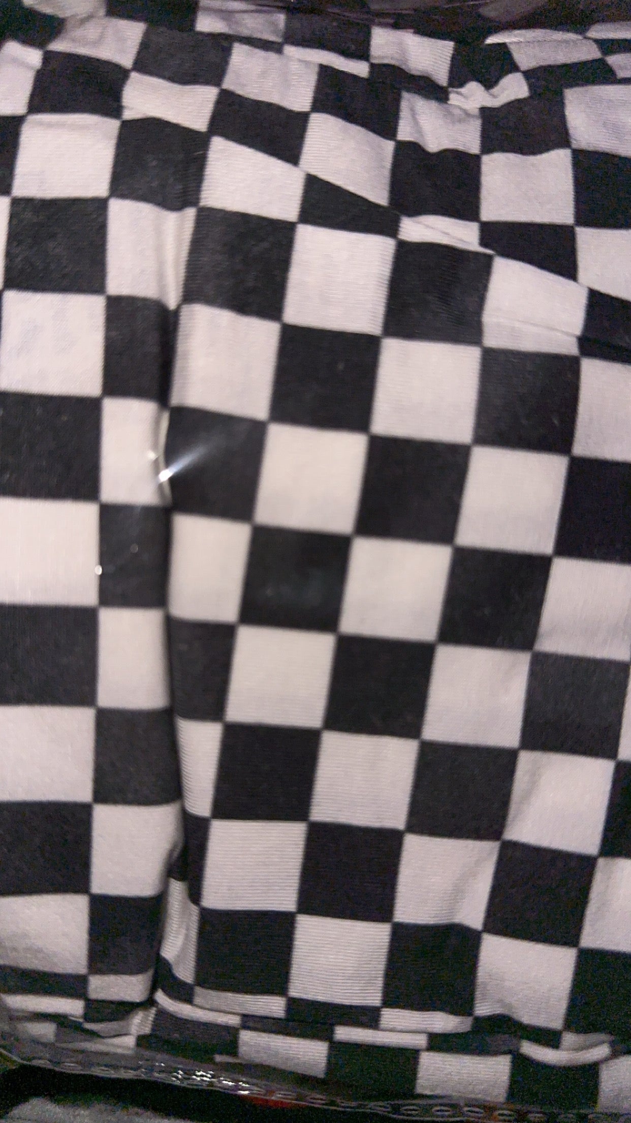 Black & White Checkered 2 Piece Set - Long Sleeve/Pants