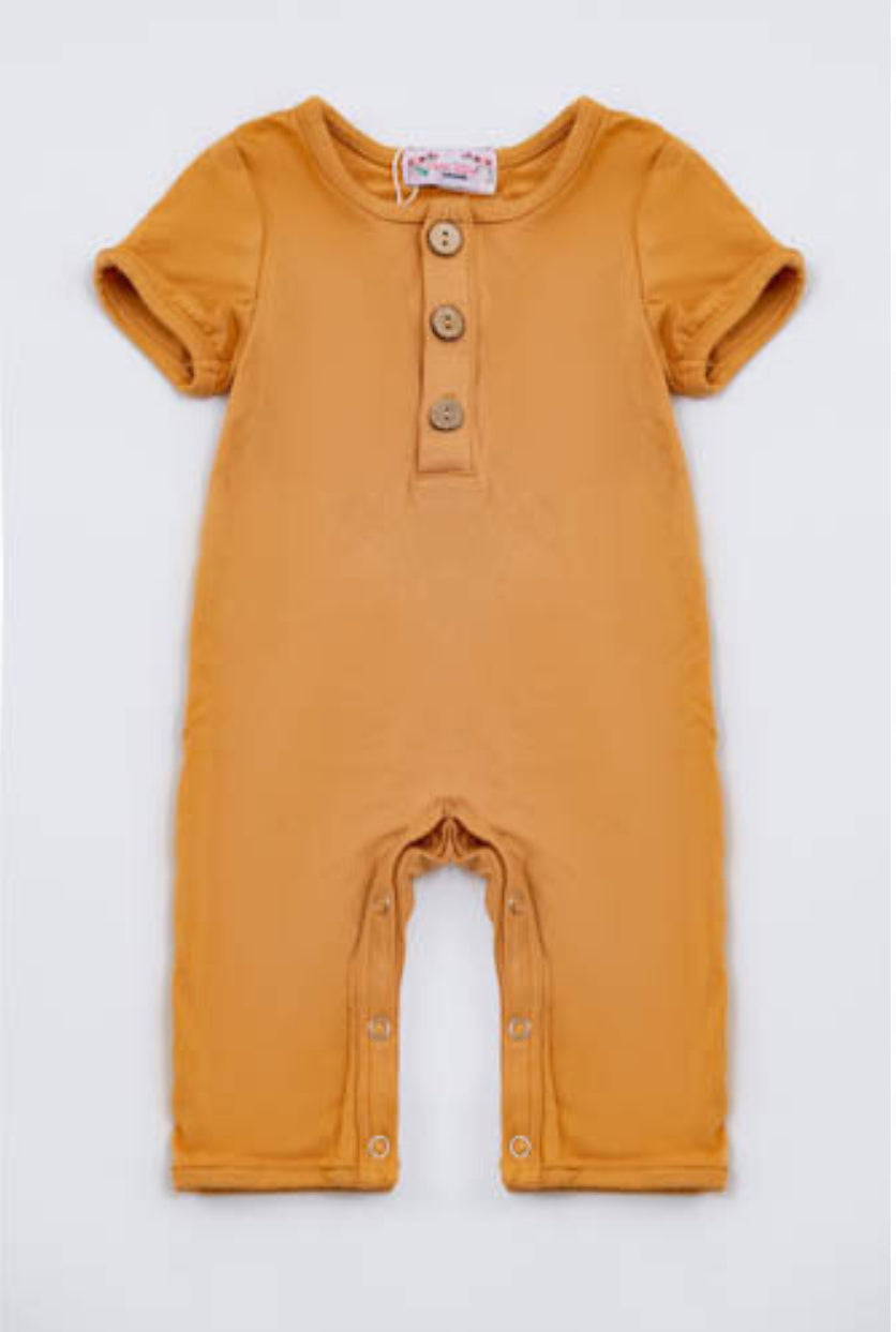 Short Sleeve Light Brown Sleeper