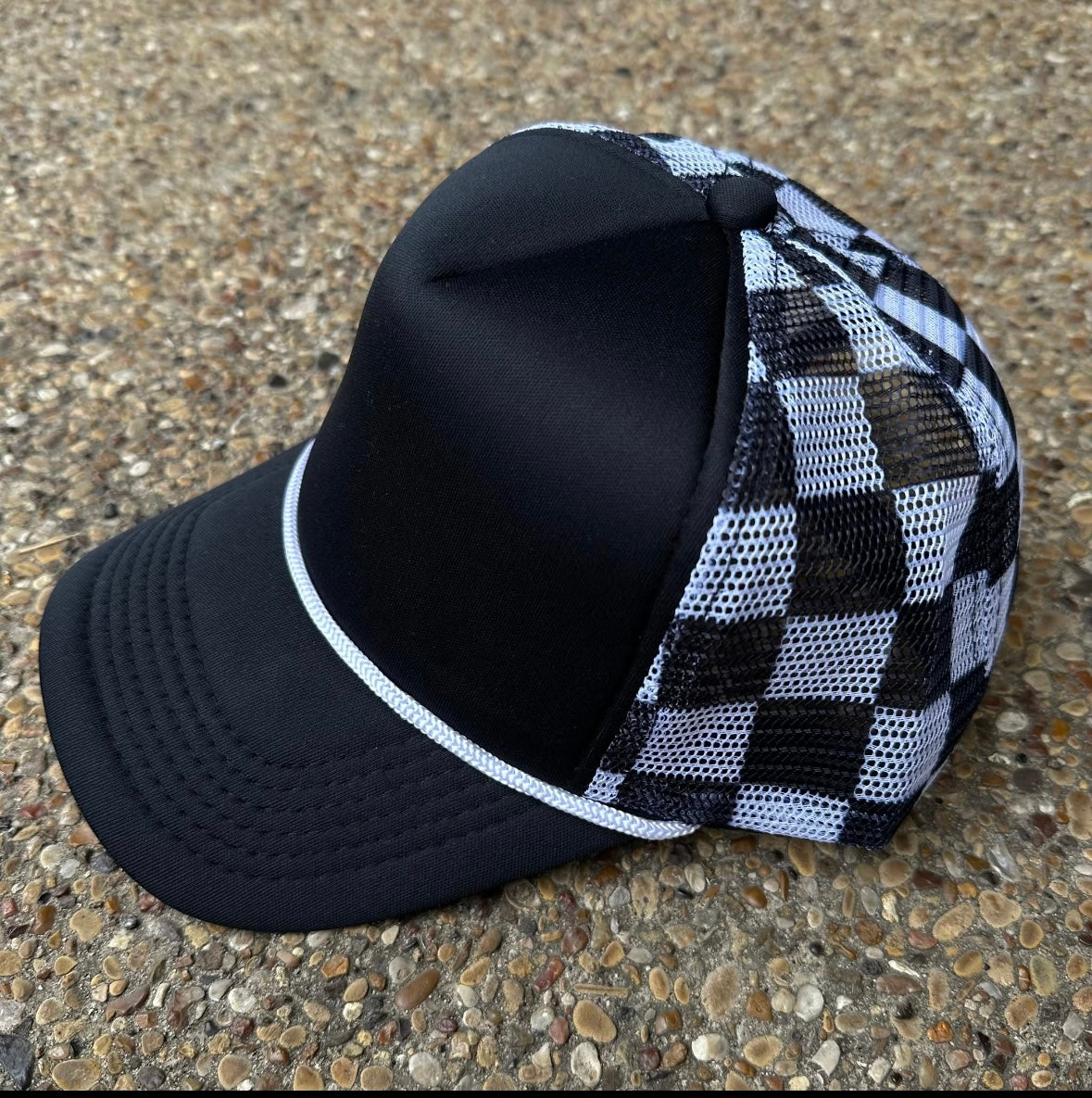 Checkered Trucker Hat *2 COLORS*