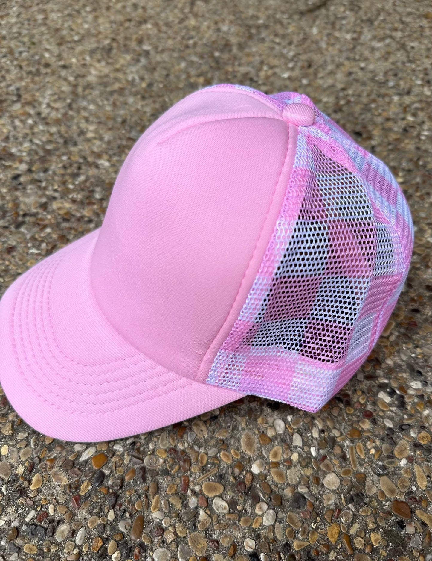 Checkered Trucker Hats - Valentines