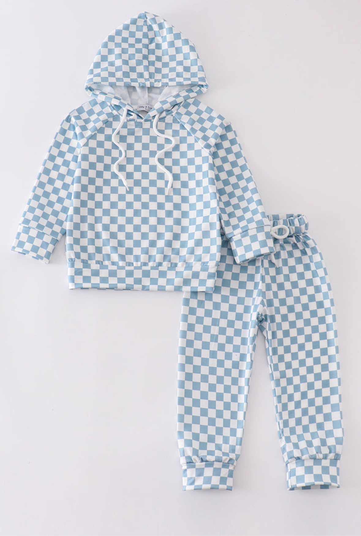 Blue Checkered Set