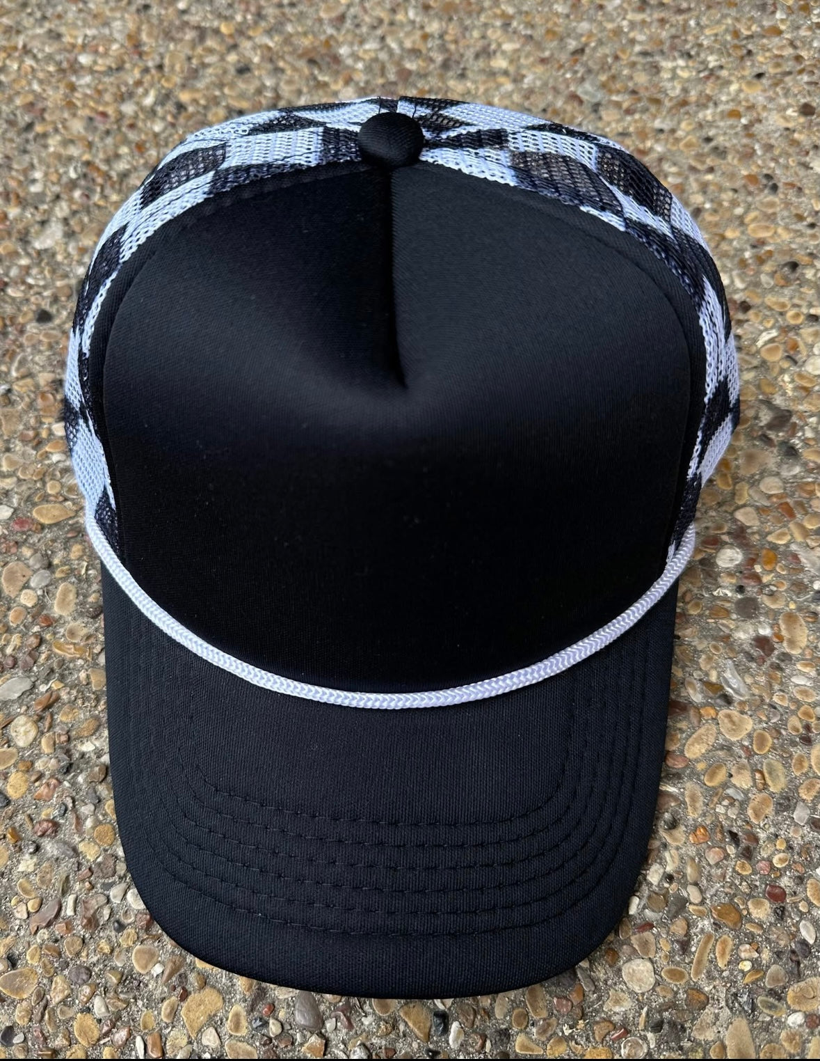 Checkered Trucker Hat *2 COLORS*