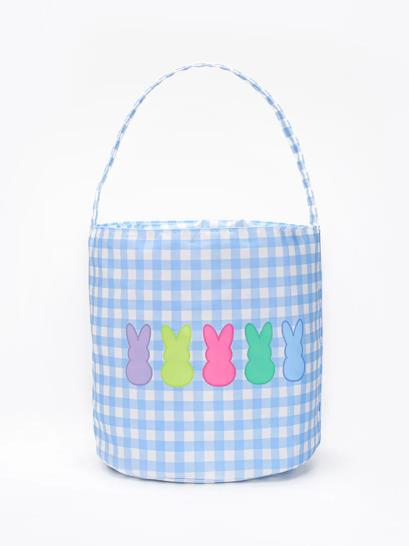 Checkered Rabbit Easter Basket *2 COLOR OPTIONS*