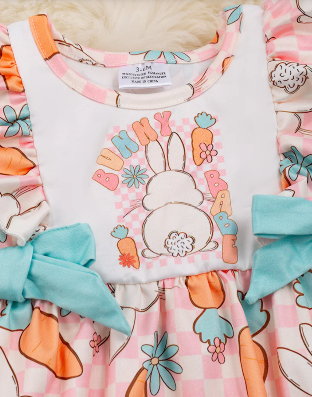 Bunny Babe Ruffle Bubble Romper