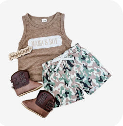 Mama's boy tank set