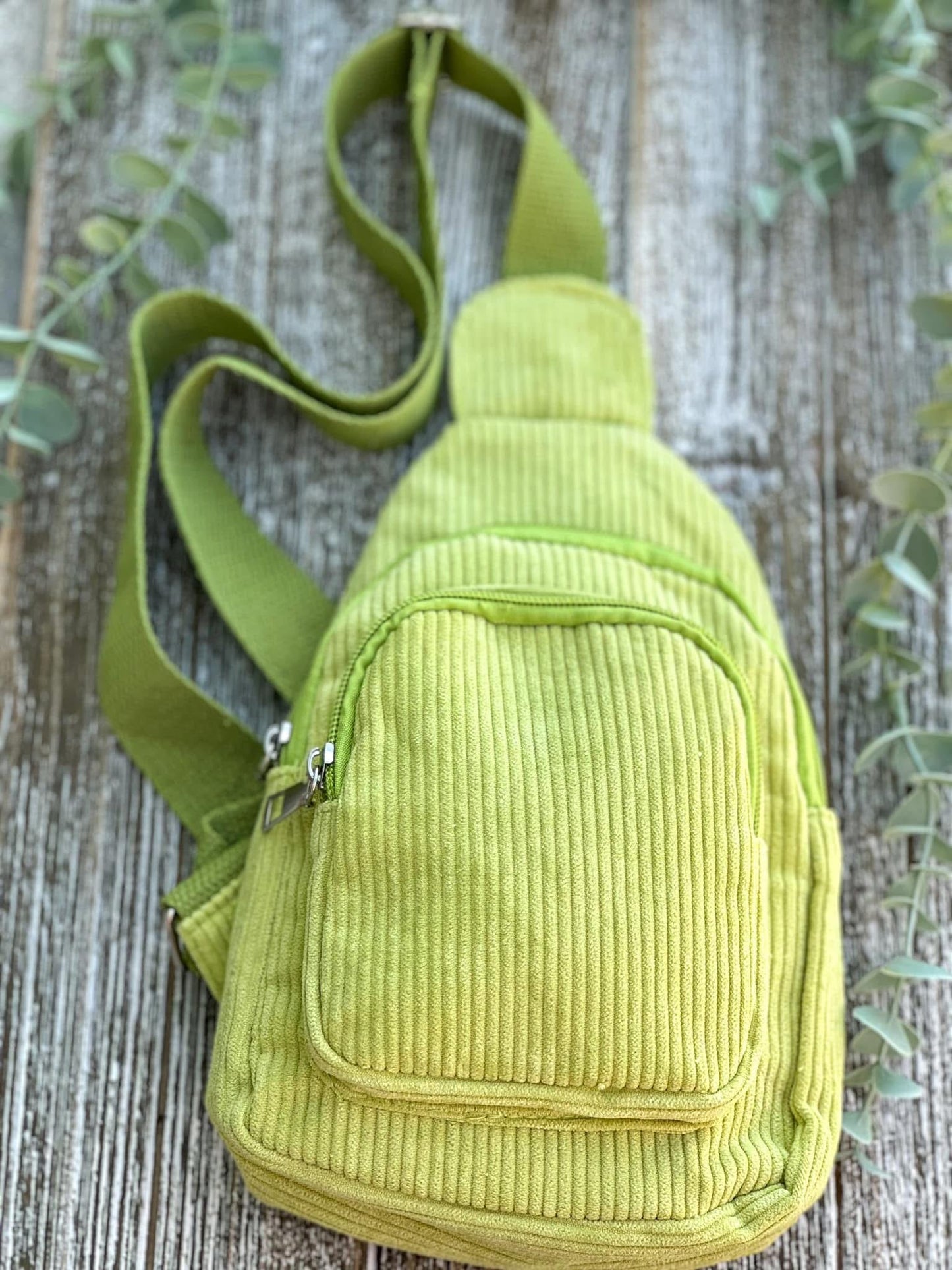 Corduroy Sling Bag