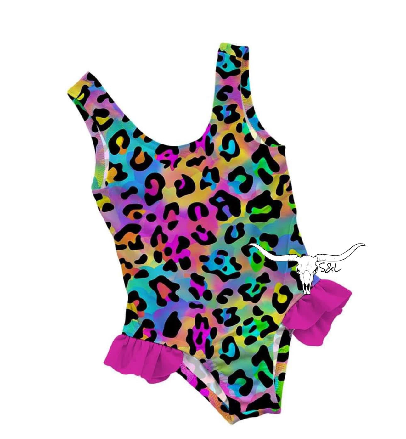 Rainbow Cheetah One Piece