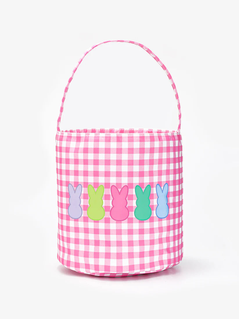 Checkered Rabbit Easter Basket *2 COLOR OPTIONS*