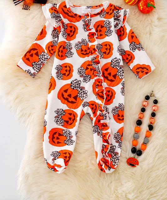 Pumpkin w/bows Jumper