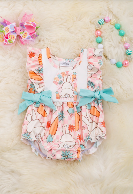 Bunny Babe Ruffle Bubble Romper