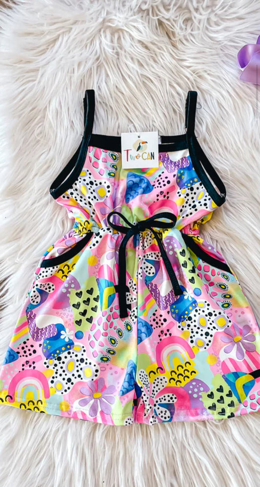 Retro Cool Vibes Romper