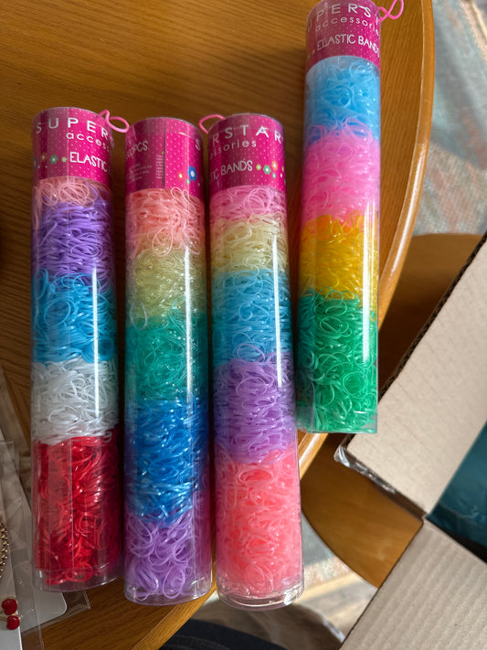 2,000 piece hair elastics