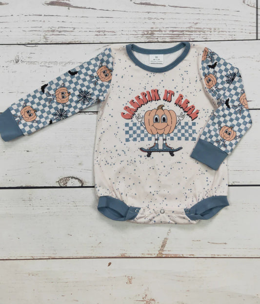 Creep it real bubble romper