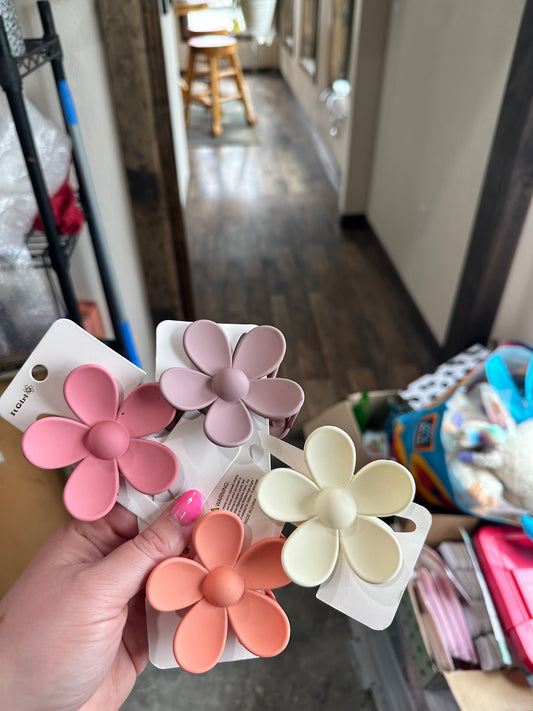 Flower Hair Clips