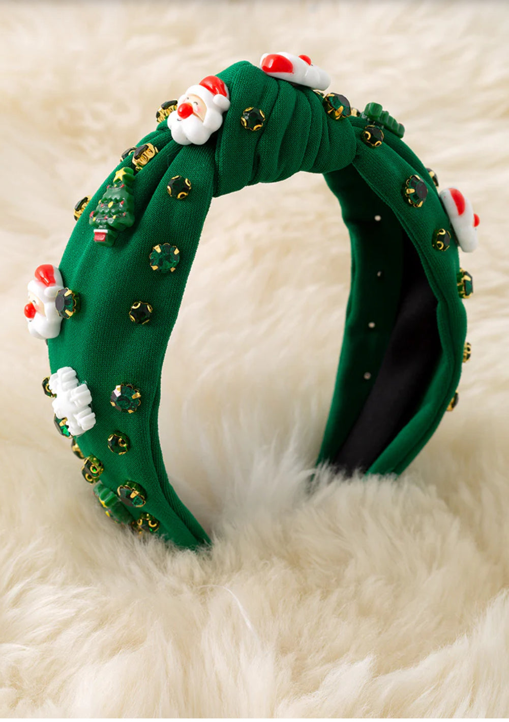 Grinch or Santa headbands
