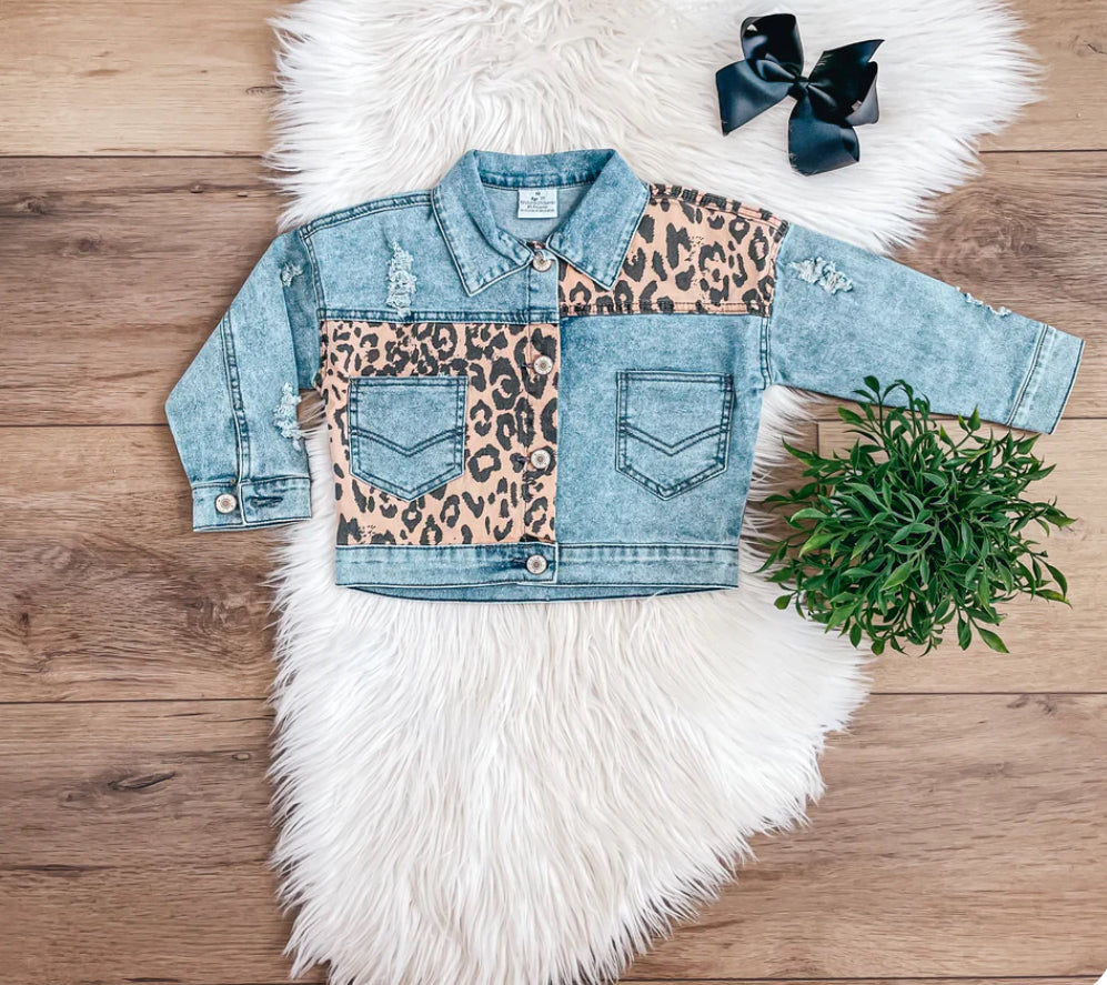 Cheetah Denim Jacket