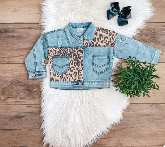 Cheetah Denim Jacket