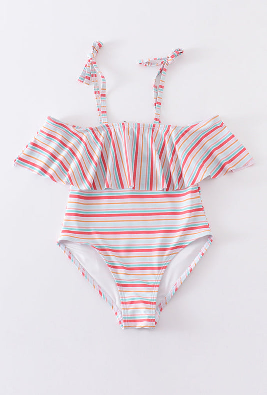Pink Stripe Swim