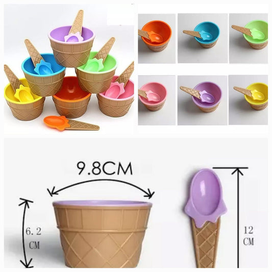 Ice Cream Bowls *MULTIPLE COLORS*