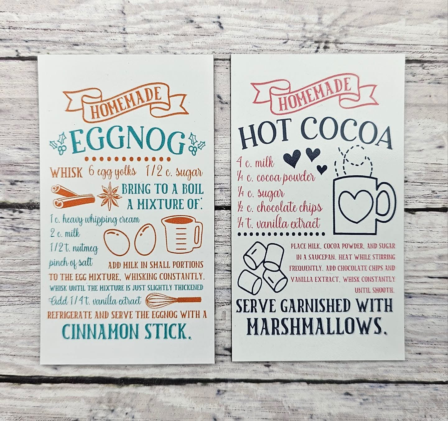 Recipe magnets