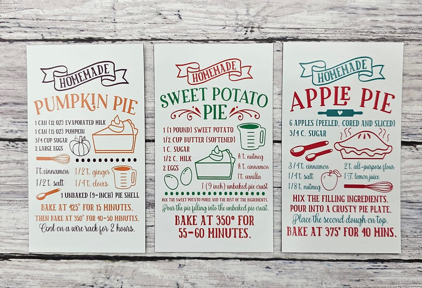 Recipe magnets