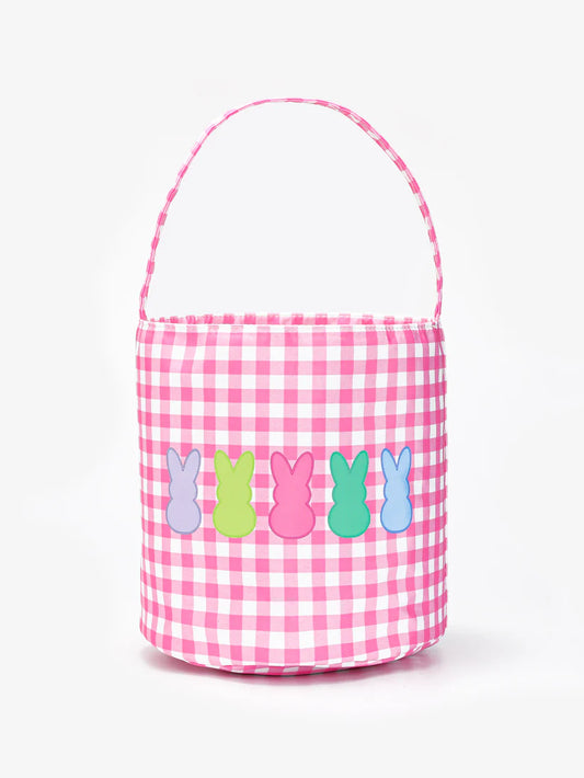 Checkered Rabbit Easter Basket *2 COLOR OPTIONS*